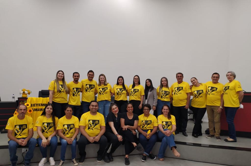 Palestra conscientiza sobre a importância da campanha Setembro Amarelo.